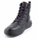 GEOX J16ETA PHAOLAE czarne trzewiki dziewczęce J16ETA 00004 C9999 BLACK