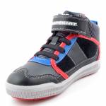 GEOX J164AB ARZACH czarne czerwone trzewiki chłopiece J164AB 05411 C0048 BLACK/RED