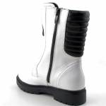 CAPRICE 25454-27 białe kozaki damskie 108 WHITE NAPLAK C CLIMOTION