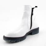 CAPRICE 25459-27 białe sztyblety damskie122 WHITE NAPLAK EXCLUSIVE CAPRICE