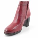 TAMARIS 25347-27 bordowe botki damskie 504 SCARLET/STRUCT