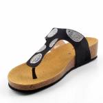 SCHOLL DUBAI FLIP-FLOP MED czarne japonki damskie