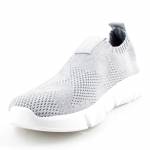 GEOX J25DLE 0007Q ARIL C1007 srebrne sneakersy młodzieżowe WL24