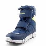 GEOX J169XC FLEXYPER 0FU50 C4502 granatowe żółte śniegowce młodzieżowe