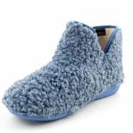 SCHOLL MADDY BOOTIE MED blue niebieskie damskie pantofle MF309091007