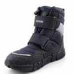 GEOX J169XC FLEXYPER 0FU50 C9999 TEX czarne szare śniegowce młodzieżowe
