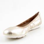 CAPRICE 22150-42 PLATIN METAL. platynowe balerinki damskie wl24