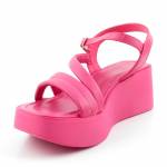 MARCO TOZZI 28000-20 595 FUXIA różowe sandały damskie Koturna