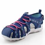 GEOX J45GRB 015CE WHINBERRY C4268 granatowe różowe sandały młodzieżowe wl24