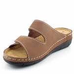 TAMARIS 27510-41 341 TAUPE beżowe klapki wl24