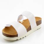 SCHOLL Lusaka 2.0 MED MF314841065 białe klapki damskie wl25
