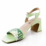 CAPRICE 28320-42 701 GREEN COMB zielone seledynowe sandały damskie wl24