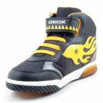 GEOX J469CA 011BC C0054 INEK czarne żółte sneakersy młodzieżowe jz24