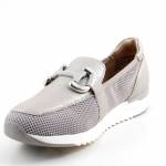CAPRICE 24536-42 204 GREY COMB bezowe półbuty mokasyny damskie wl25