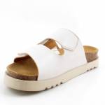 SCHOLL SIERRA 2 STRAPS MED białe klapki damskie MF320141171 OBUWIE MEDYCZNE wl25