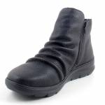RIEKER Z0056-00 czarne botki damskie jz25