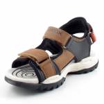 GEOX J450RA 015ME BOREALIS CD6N6 brązowe sandały chłopięce wl26