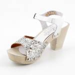 YOKONO PALAU-001 PLATA-BLANCO SANDAŁY *DL*