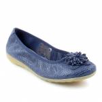 CAPRICE 22153-28 OCEAN GRANATOWE BALERINKI *DP*