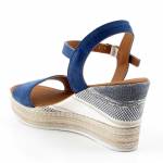 MARCO TOZZI 28347-22 NIEBIESKIE DENIM SANDAŁY *DL*