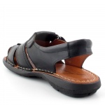 JUCARO 9110 NEGRO CZARNE ESPANA SANDAŁY *ML*
