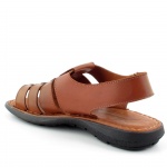 JUCARO 9078 CUERO BRĄZOWE ESPANA SANDAŁY *ML*