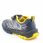 GEOX J15AXB TUONO granatowe żółte półbuty chłopięce sportowe J15AXB 014CE C0657