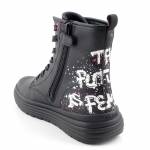 GEOX J16ETA PHAOLAE czarne trzewiki dziewczęce J16ETA 00004 C9999 BLACK