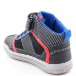 GEOX J164AB ARZACH czarne czerwone trzewiki chłopiece J164AB 05411 C0048 BLACK/RED