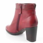 TAMARIS 25347-27 bordowe botki damskie 504 SCARLET/STRUCT