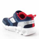 GEOX J25GAB 014BU WROOM C0735 granatowe czewone sneakersy młodzieżowe