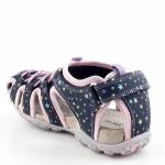 GEOX J25D9A 01550 ROXANNE C0694 granatowe różowe sandały dziewczęce