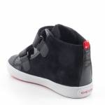 GEOX B26D5D 022HH KILWI C0048 czarne czerwone półbuty dzięcięce