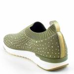 CAPRICE 24700-28 khaki półbuty damskie