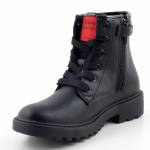 GEOX J2620C 000BC CASEY C9999 czarne trzewiki dziewczęcę