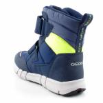GEOX J169XC FLEXYPER 0FU50 C4502 granatowe żółte śniegowce młodzieżowe