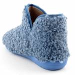 SCHOLL MADDY BOOTIE MED blue niebieskie damskie pantofle MF309091007