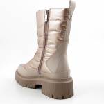 MARCO TOZZI 26449-41 338 TAUPE MET.COMB bezowa perła śniegowce damskie