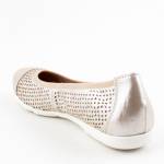 CAPRICE 22150-42 TAUPE METAL. balerinki damskie wl24