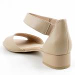 CAPRICE 28212-42 402 BEIGE NAPPA beżowe sandały damskie wl24