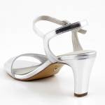 TAMARIS 28008-42 941 SILVER srebrne sandały damskie wl24