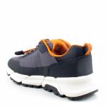 GEOX J46LCC 0FU50 FLEXYPER C9291 czarne półbuty młodziezowe jz24