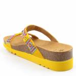 SCHOLL NEW BOGOTA WEDGE MED żółte klapkidamskie wl25 MF266072007
