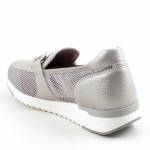 CAPRICE 24536-42 204 GREY COMB bezowe półbuty mokasyny damskie wl25
