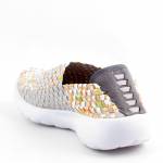 ROCK Samba Grey Veggie szare pomarańczowe półbuty damskie wl25