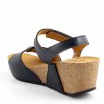 SCHOLL RAVELLO 2 STRAPS MED czarne sandały damskie wl25 MF320461004