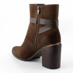 SERGIO LEONE BT 25384-S khaki botki damskie jz25