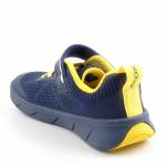 GEOX J65PDB 06K9J FOOT-RUN C0657 granatowe żółte półbuty młodzieżowe wl26