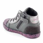 GEOX B64D5D C9325 KIWI GREY/FUCHSIA TRZEWIKI *KP*