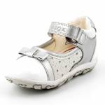 GEOX B52E6A C0434 bubble silver white BALERINKI *KP*